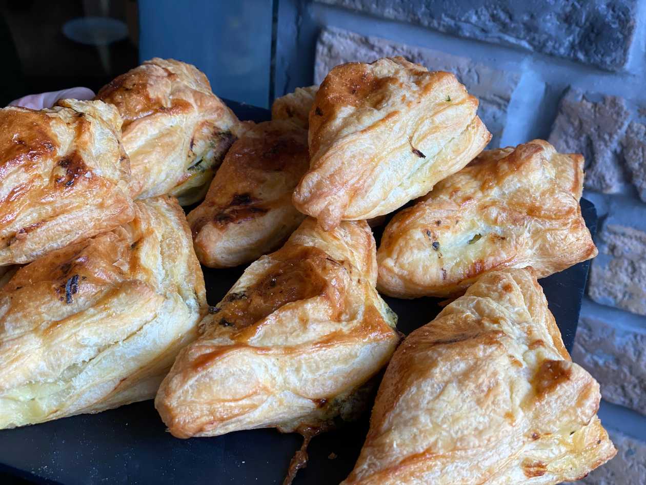 Pastry with Feta Cheese and Spinach