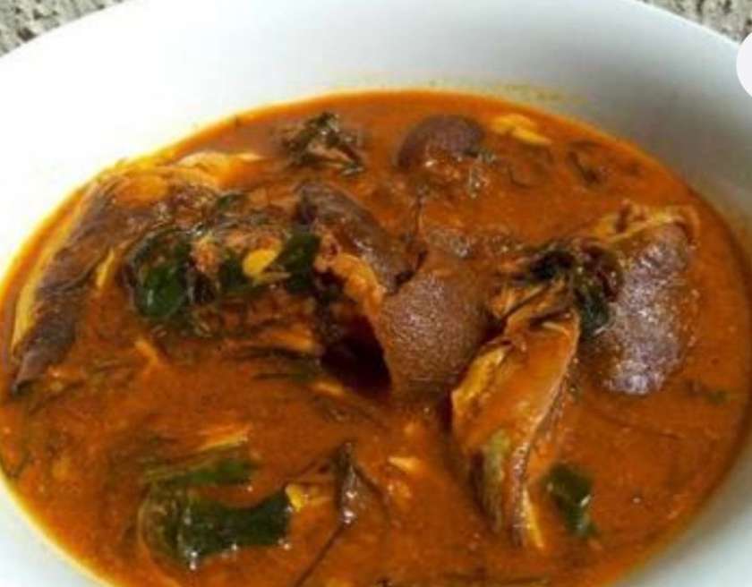 Ogbono Soup with Eba