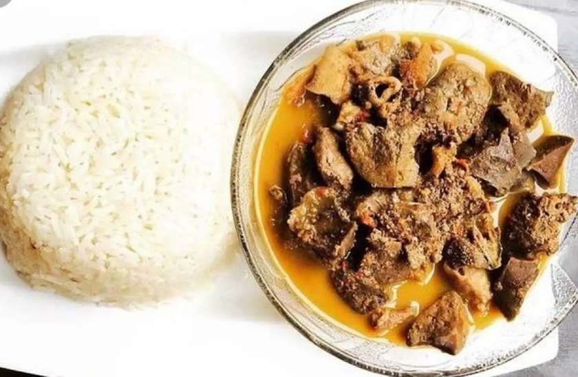 Goat Meat Pepper Soup with Rice