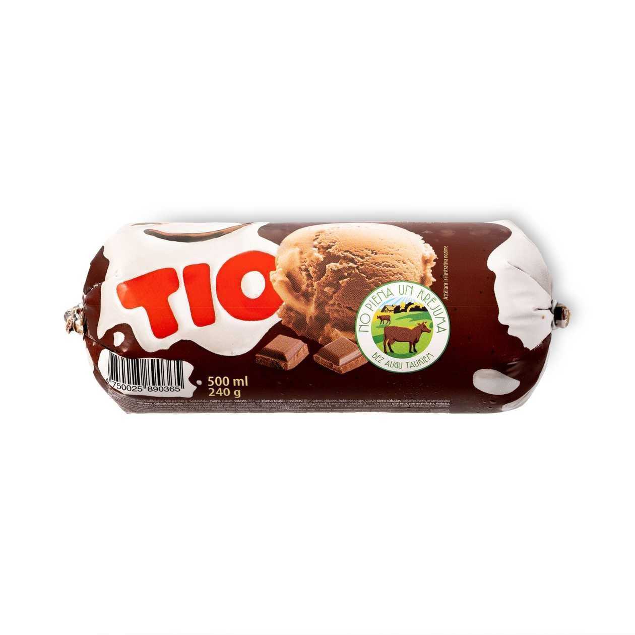 Tio, Ice cream chocolate, 500 ml / 240 g