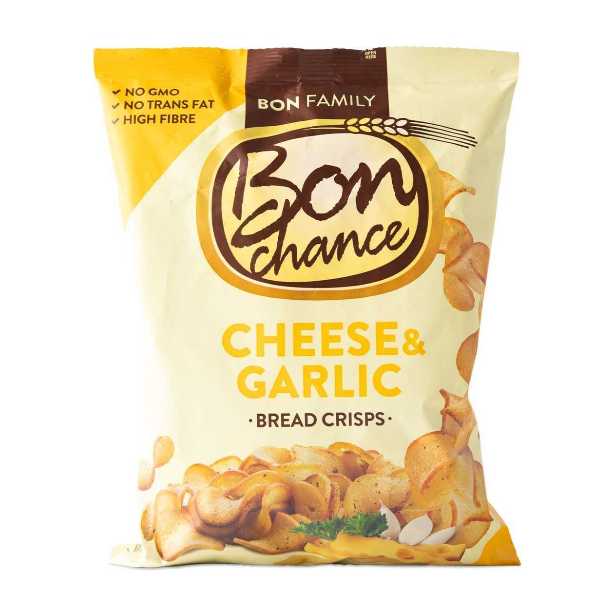 „Bon Chance“ traškučiai su sūriu ir česnaku, 120g