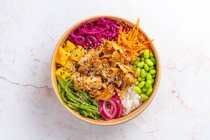 Chicken kebab bowl