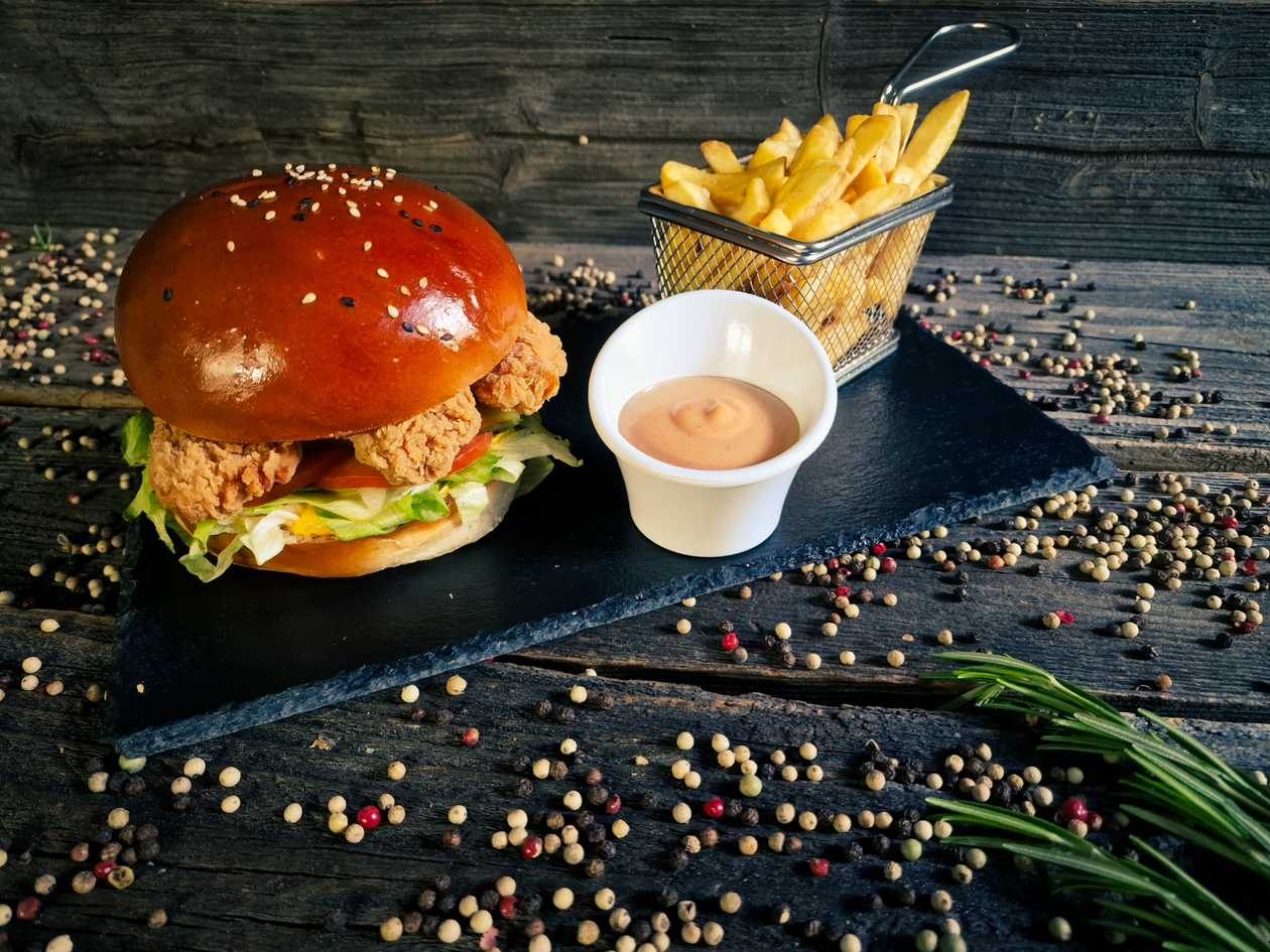 Crispy Chicken Burger  Menu
