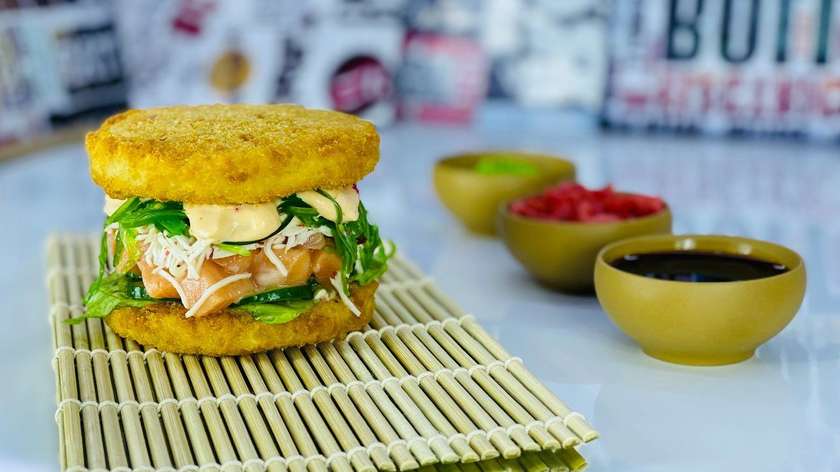 İsti Burger Crab/Somon