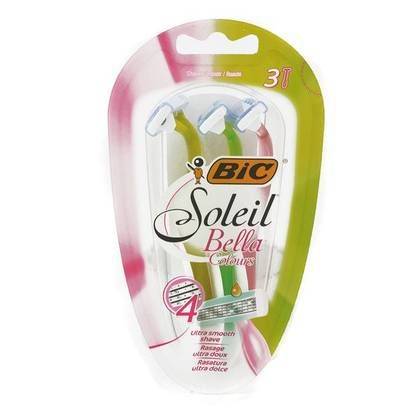 BIC Soleil Bella, Aparat de Ras pentru Femei, 3+1 buc