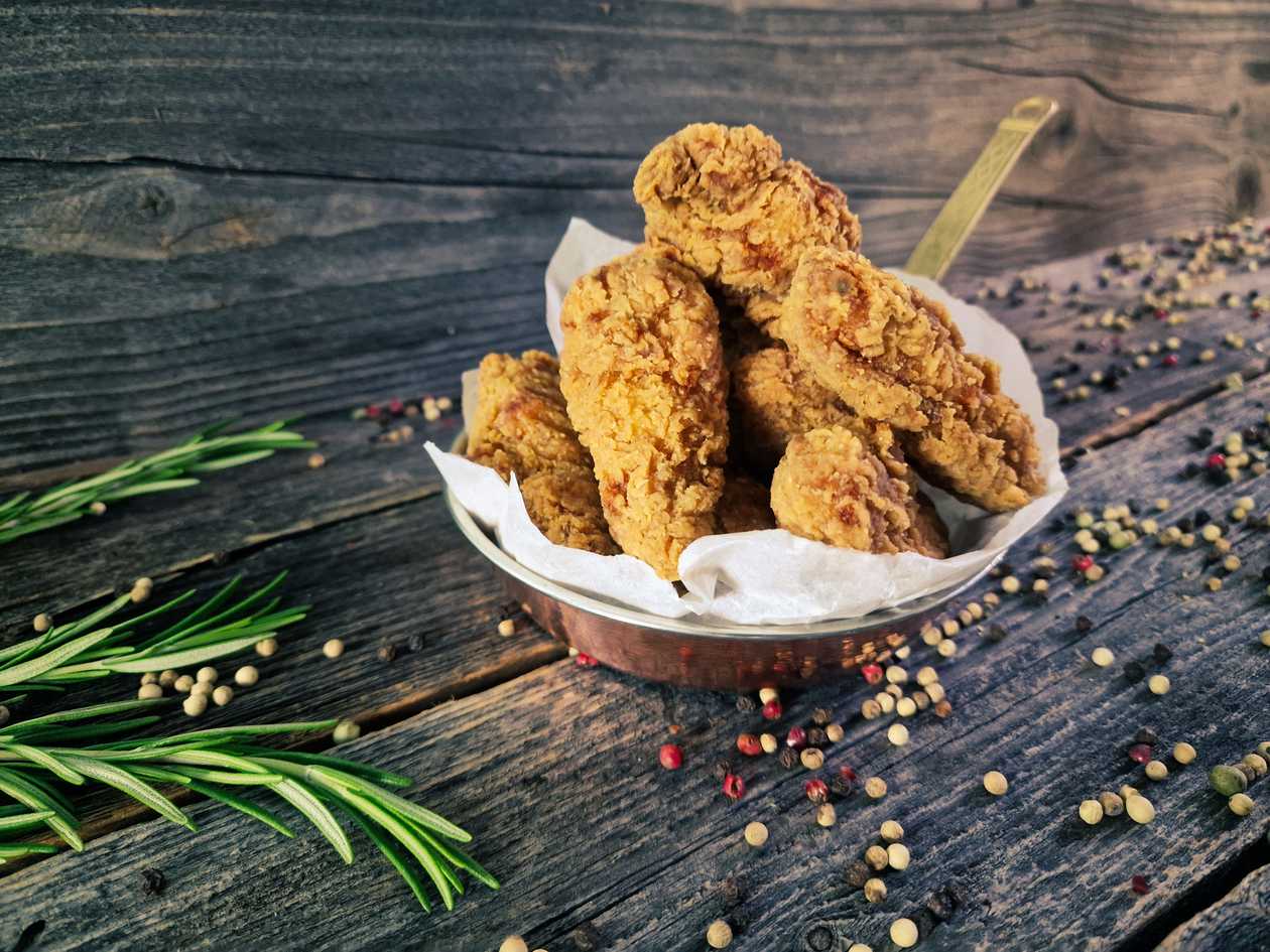 8 Crispy Hot Chicken Wings  -480 gr