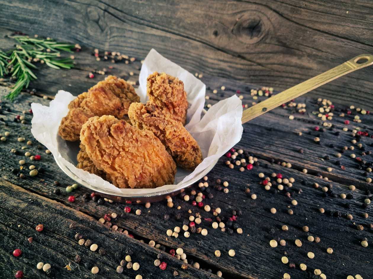 5 Crispy Hot Chicken  Wings  – 340 gr