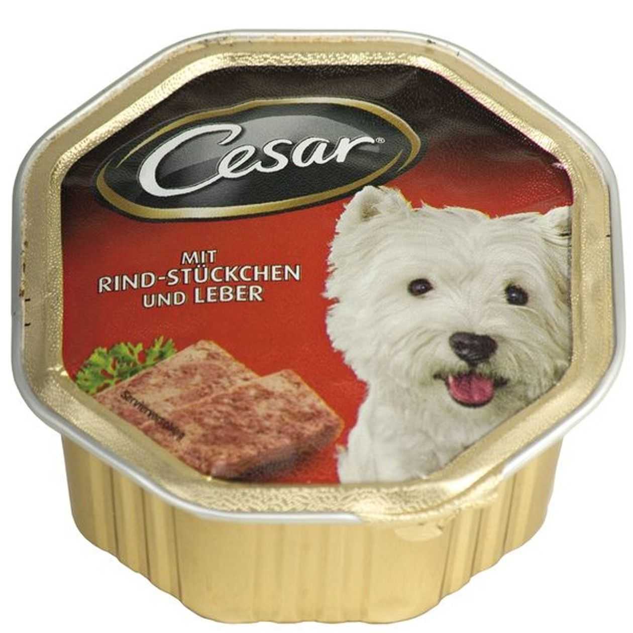 Cesar, Pate pentru Caini cu Vita si Ficat, 150 g