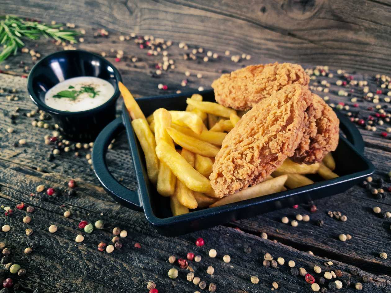 3 Crispy Hot Wings Snack Menu  – 360 gr