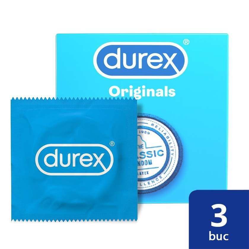 Durex Classic, Prezervative, 3 buc