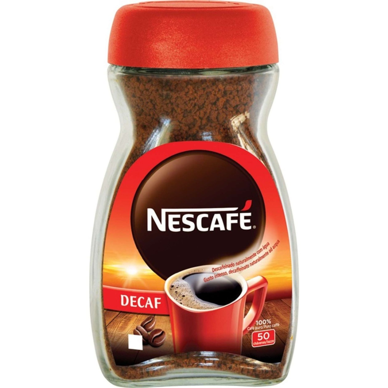 Café Solúvel Descafeinado Nescafé 100 gr