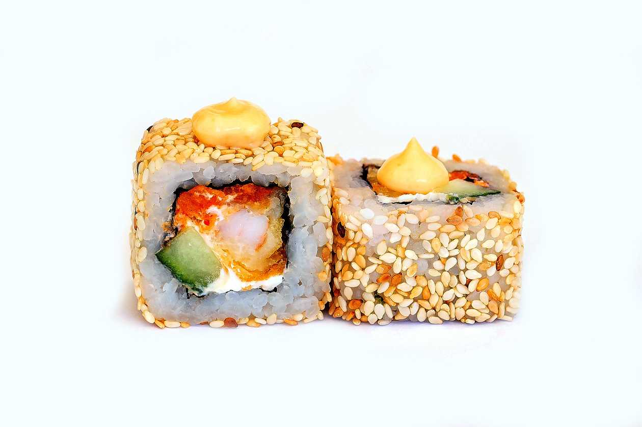 19. Ebi spicy maki 8 pcs.