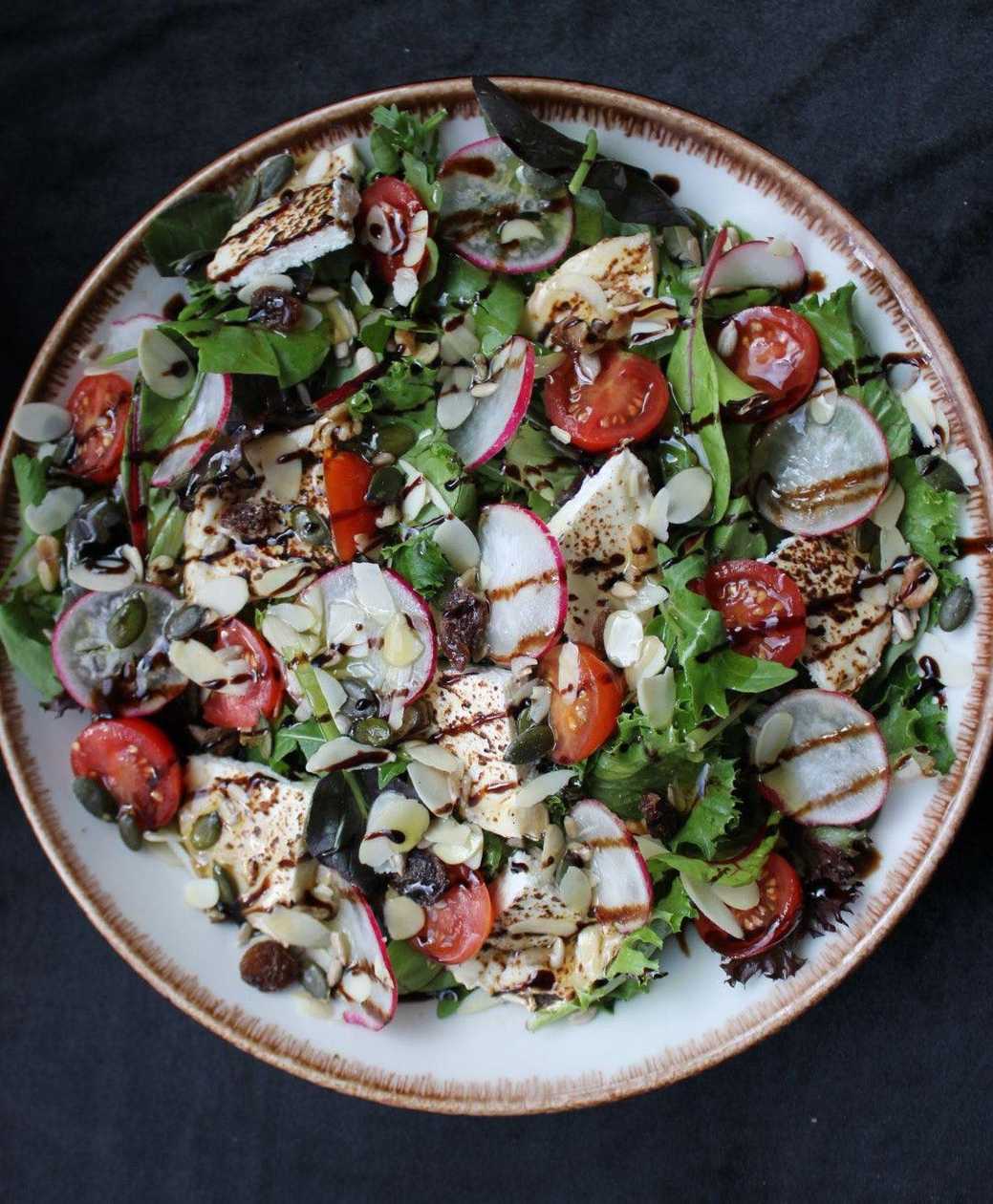 Goat Cheese with Honey and Nuts