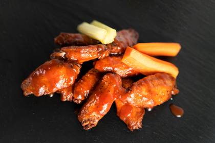 Chicken Wings in Cola BBQ Sauce