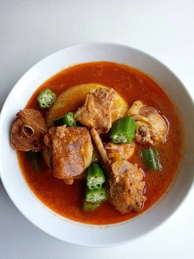 Fufu and groundnut soup