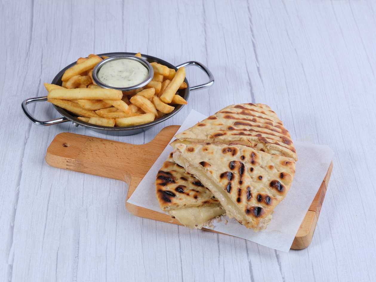 Tuna Toast on Scandinavian Bread, served with French Fries 🥪➕🍟