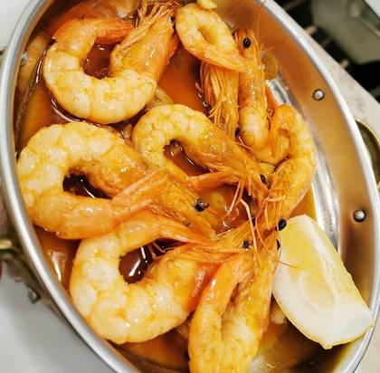 Pan-Fried Prawns