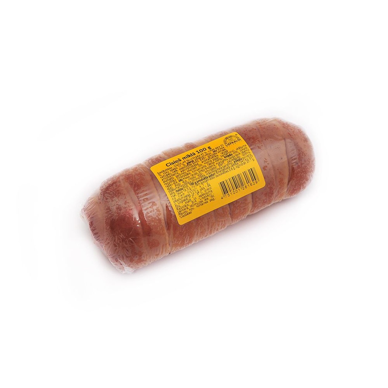 Cīsiņš mīklā fasēts, Liepkalni, 1 gab, 100g (termiņa atlaide)