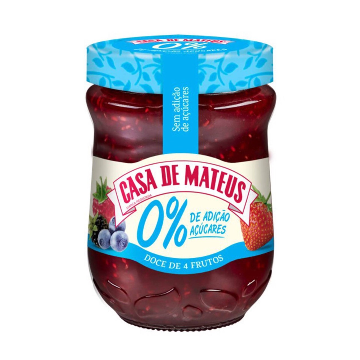 Doce de 4 frutos 0% Açucares Casa Mateus 280 gr