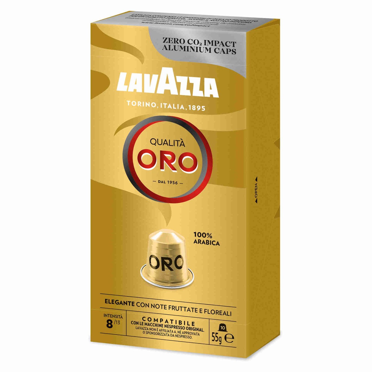 Cápsulas de Café Qualitá Oro Lavazza 10 un