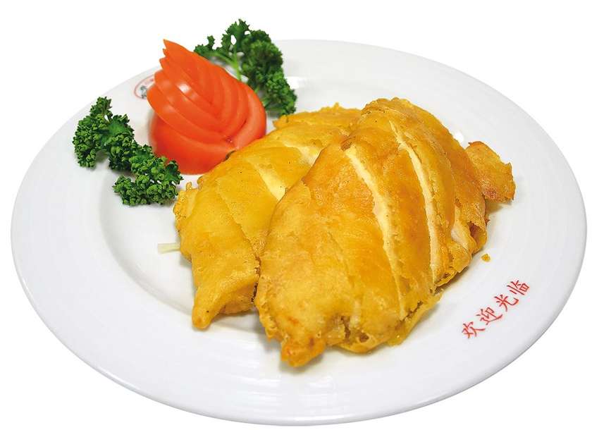 50. Deep-fried chicken schnitzels