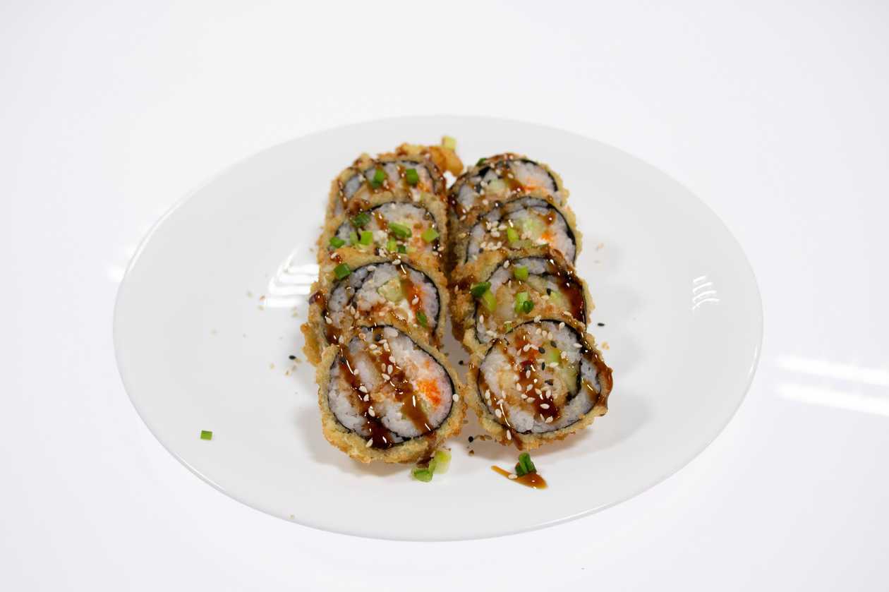 27. Fried sushi with shrimp