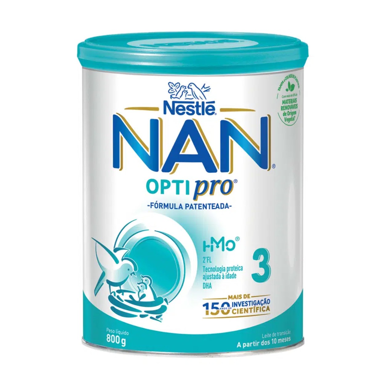 Leite em Pó de Transição 3 +12 M Optipro Nan 800 gr