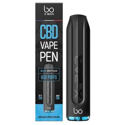 X-BAR CBD - Blue Zkittlez - 650 Puffs - 200mg/10%