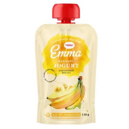 EMMA Banaani jogurt 110 g (Laktoosivaba)