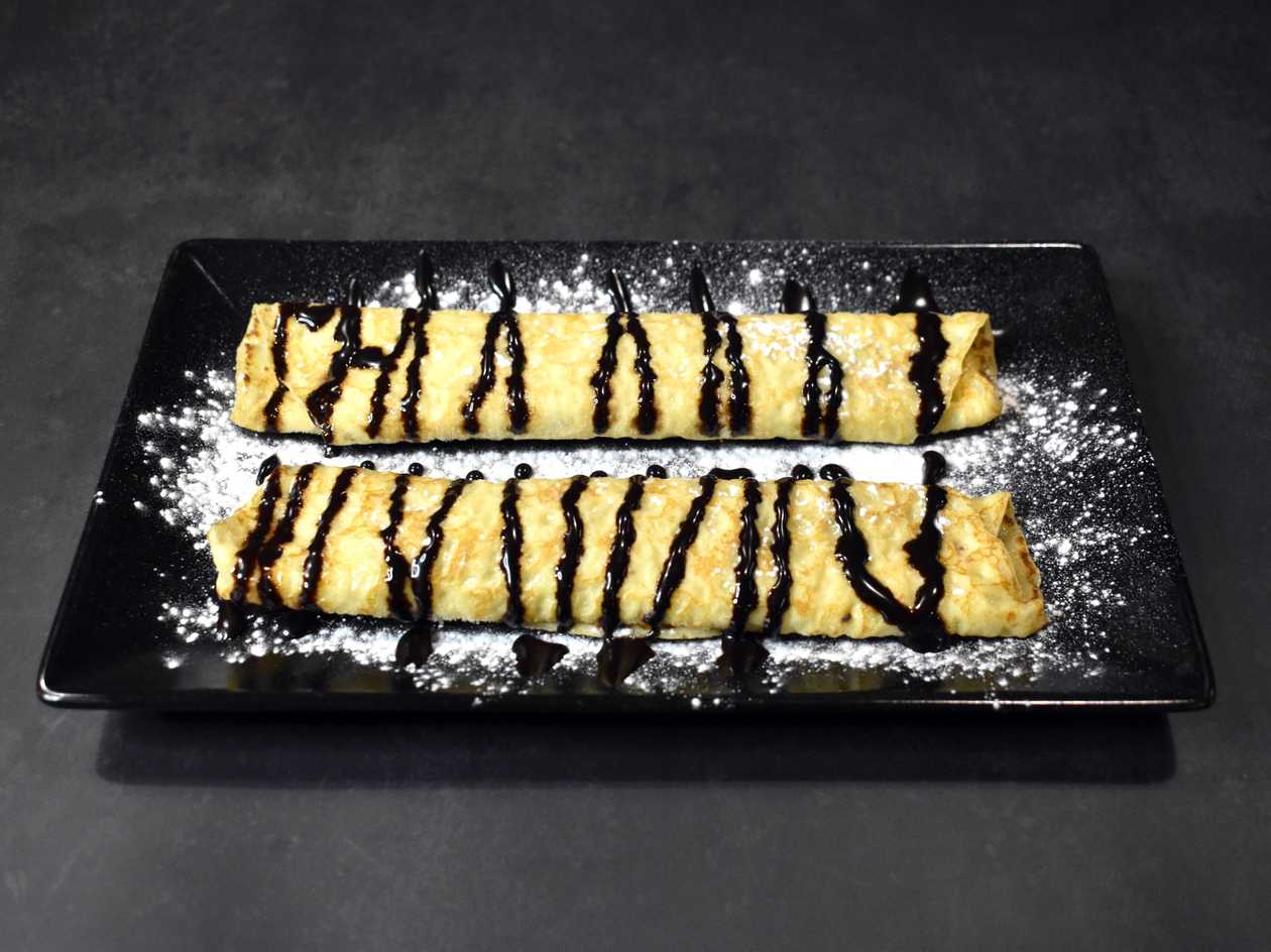 Pancakes with chocolate 2 pieces