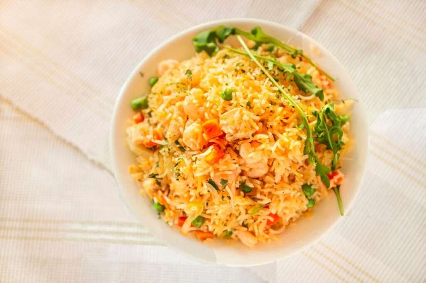 Rice with Different Meats and Chili