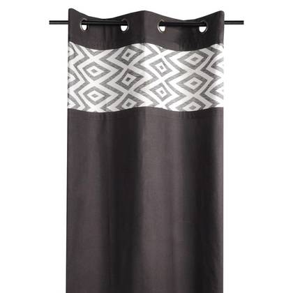 Curtain Teck 135x250 cm black