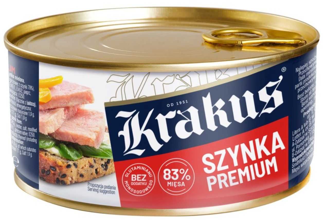 Konserwa Szynka Premium Krakus 300g
