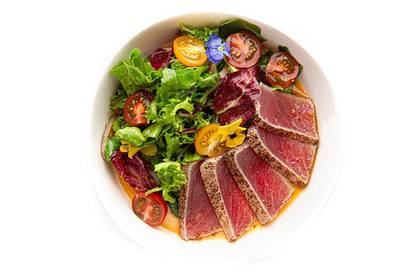 TUNA SALAD WITH MATSUHISA SAUCE