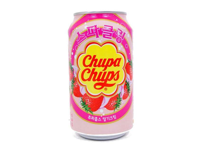 Chupa Chups sparkling strawberry 345l