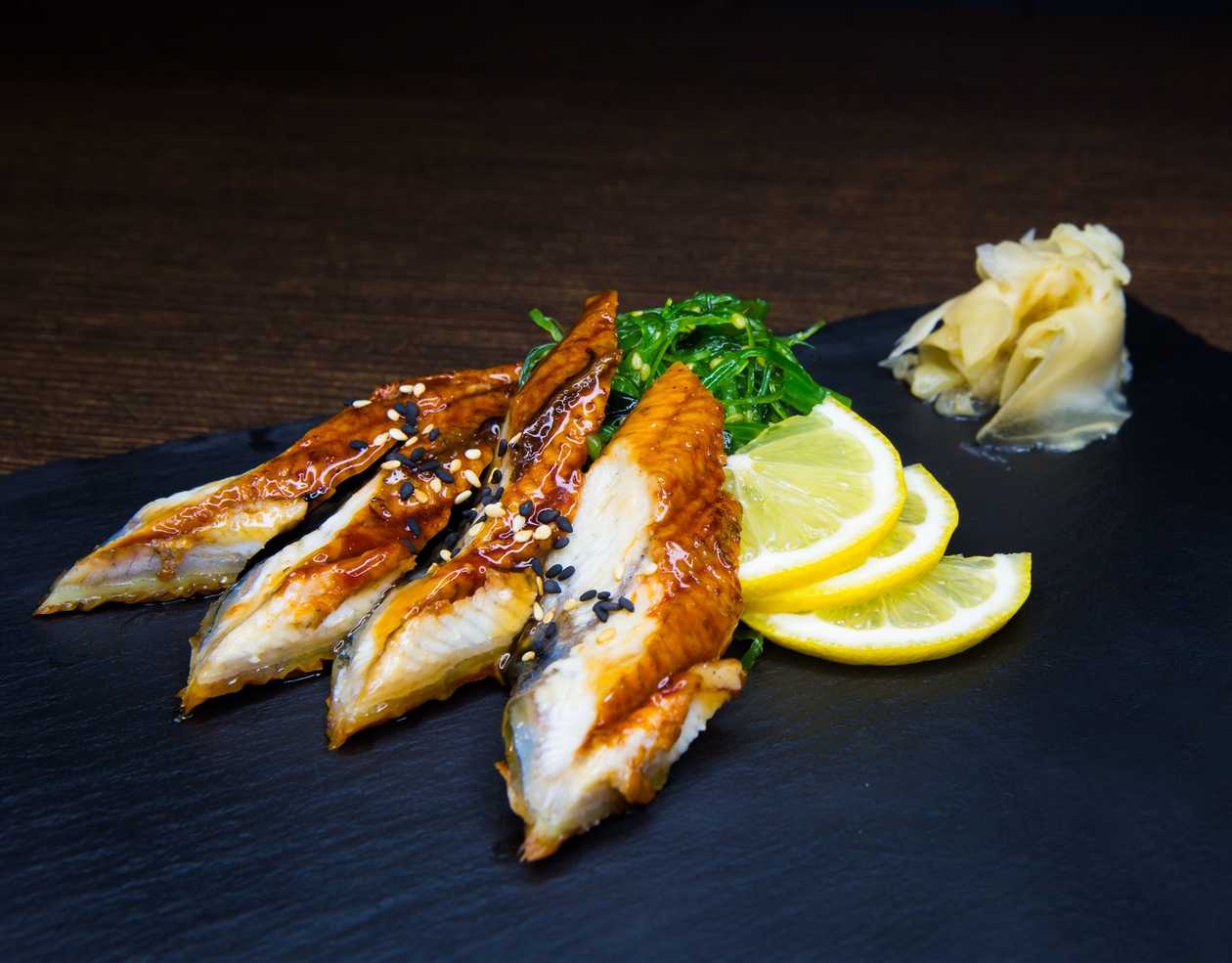 The sashimi eel