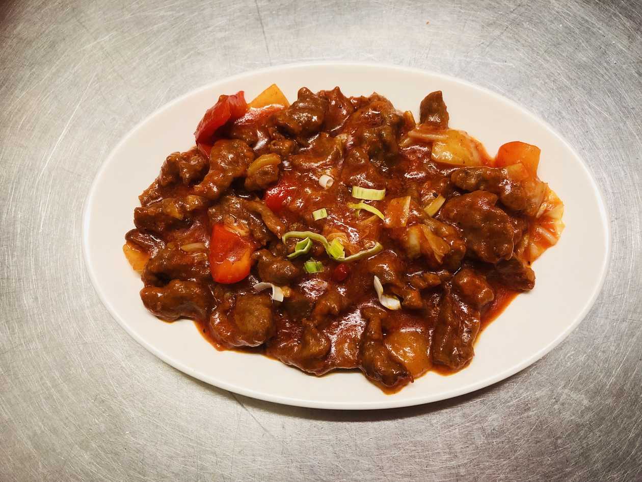103. Beef in Hot Garlic Sauce