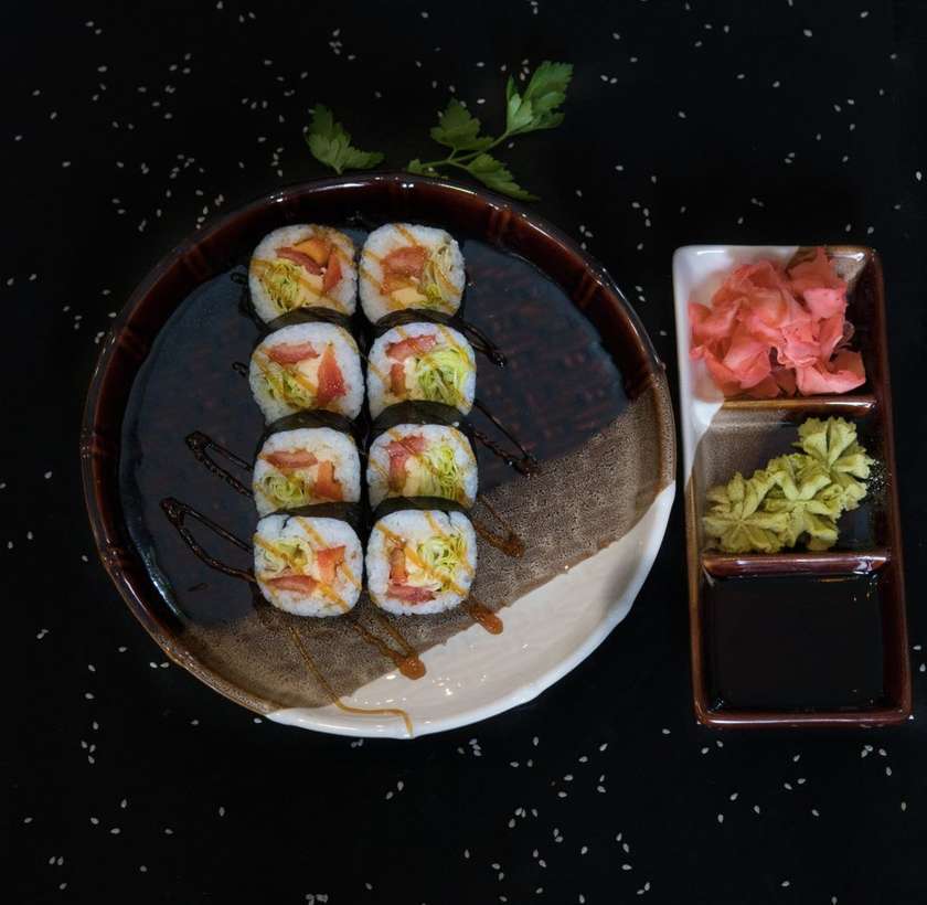 31. Dārzeņu spicy hosomaki 8 pcs.