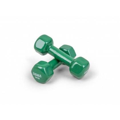 Dumbbells with Vinyl Coating Trenas 2x2,0 Kg