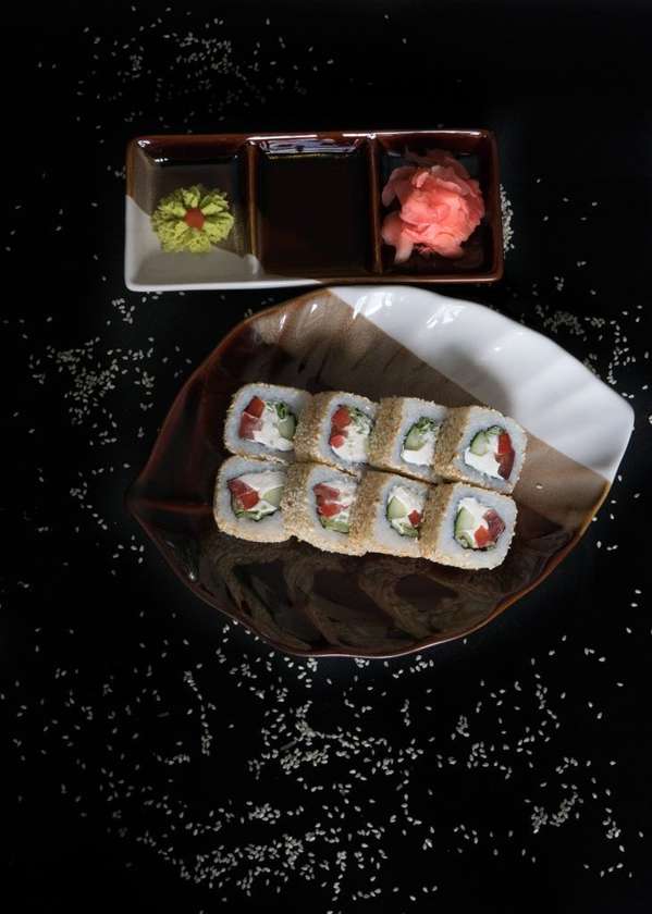 4. Philadelphia dārzeņu hosomaki 8 pcs.