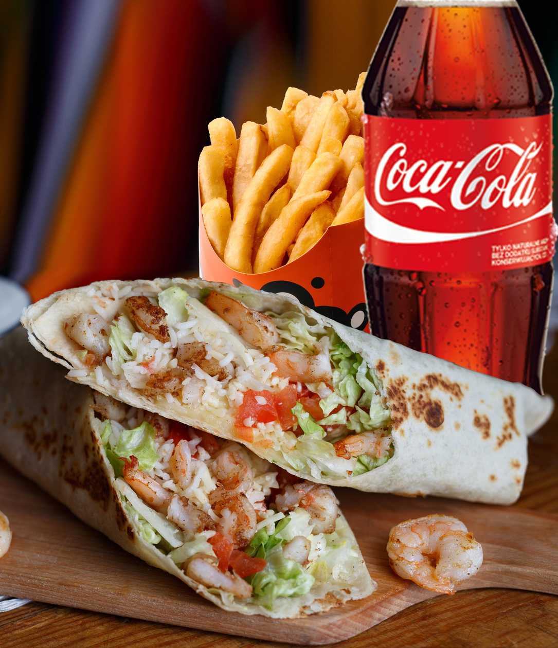 Meniu Big O Burrito Fries + Suc