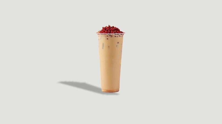 Red Bean Milk Tea