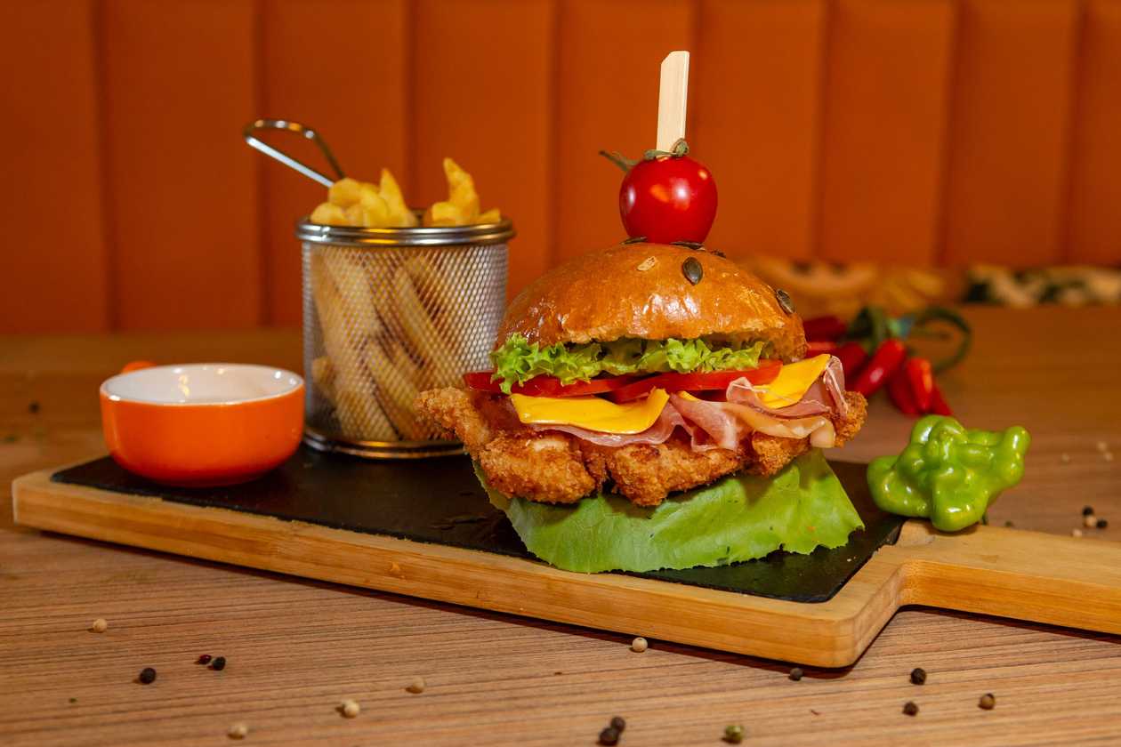 Panko Chicken Burger