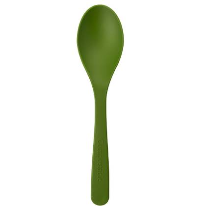 Coffee Spoon Plantware Pla Plastic 11.5 cm, Biodegradable And Compostable, Green, 100 pcs./p kg.