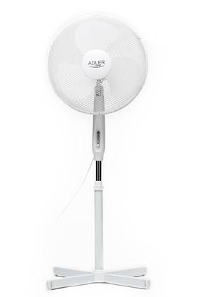 Fan For The Floor 40 cm Ad7305, 45w, 3 Speeds, Rotating, Height Adjustable, White