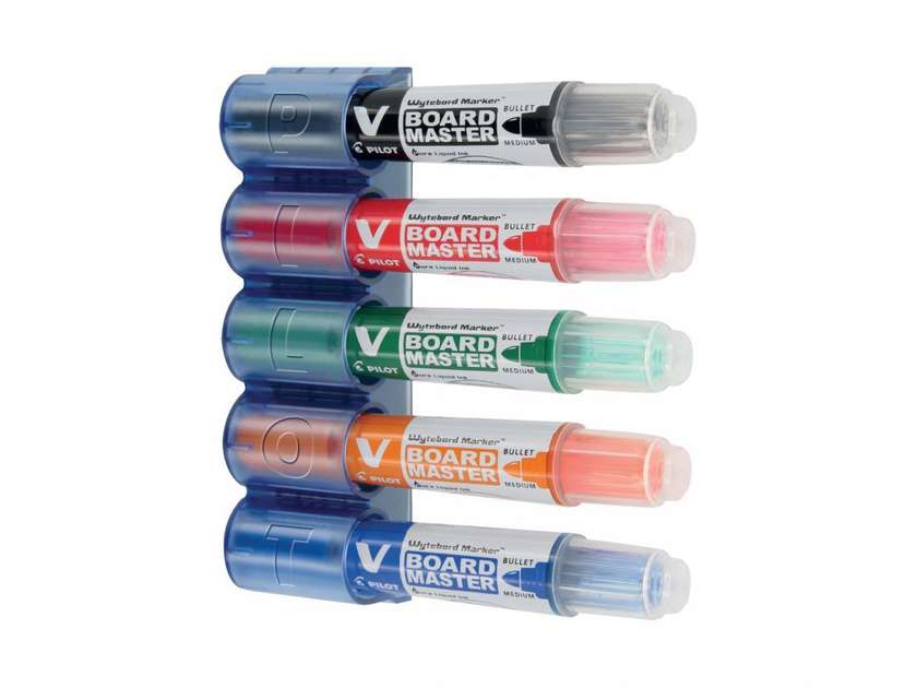 Chalkboard Marker Holder with Magnet Pilot Begreen 67%, For 5 Markers, Markers Are Not Included