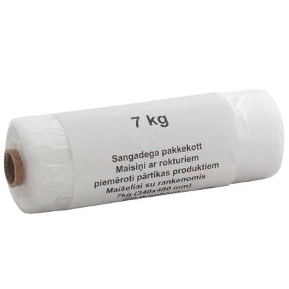 Hdpe Plastic Bag with Handles 7  kg 200 pcs./roll