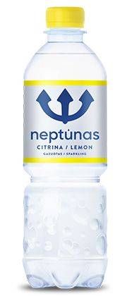 Mineraalvesi NEPTUNAS Lemon 0,5 (karboniseeritud, plast)