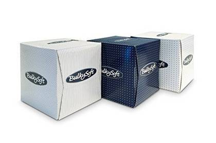 Salvrätik kosmeetiline Bulkysoft Cube 2-kihiline 90tk/karbis