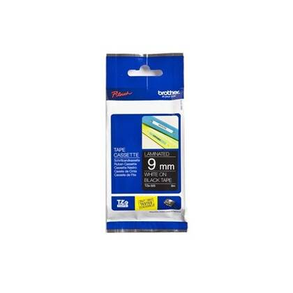 Adhesive Tape Brother Tze-325 Black, White Text, Width 9mm